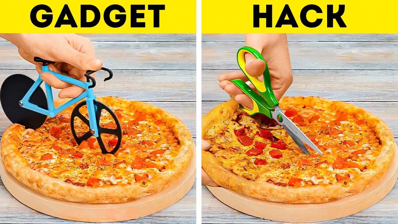 🍕 KITCHEN GADGETS VS HACKS 🍳 Upgrade Your Cooking Skills!