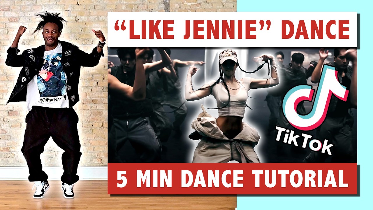 LIKE JENNIE DANCE TUTORIAL (5 MIN TUTORIAL) | LEARN THIS DANCE STEP BY STEP [MIRRORED]