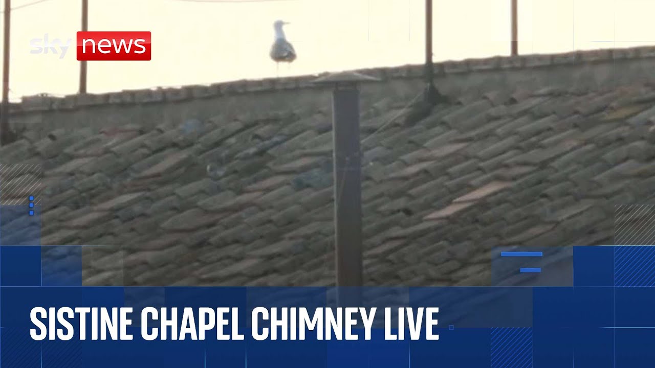 Live view of Sistine Chapel chimney – as cardinals vote for next Pope
