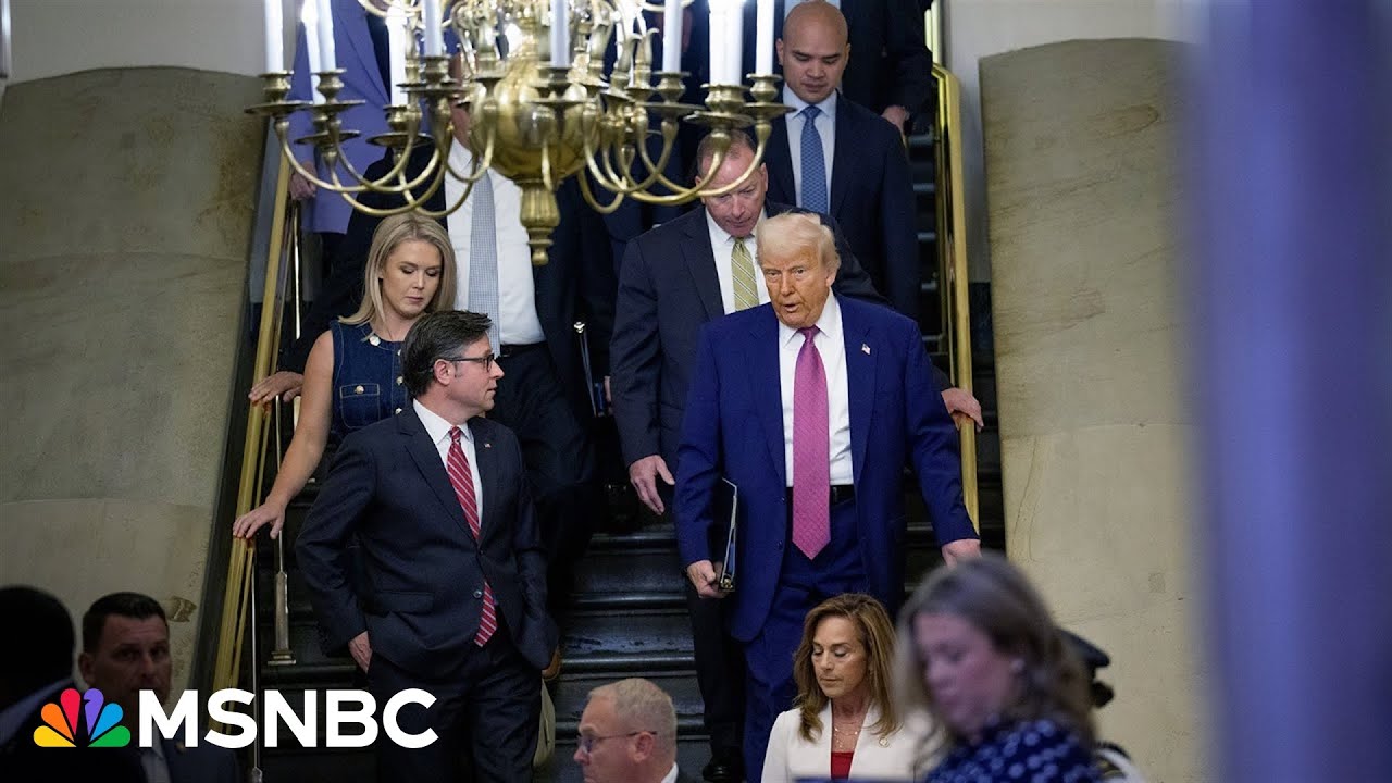 LIVE: White House briefs press after House passes Trump agenda bill by a single vote