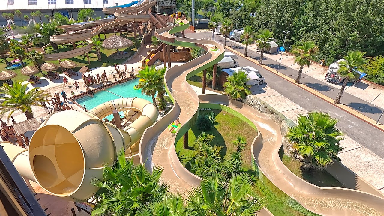 Lost River Water Slide at Aquafollie Caorle Venezia 🇮🇹