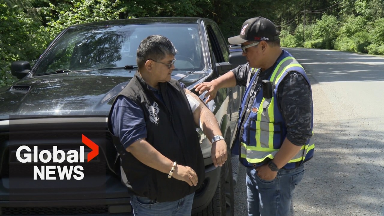 “Meat all over the ground”: Man left bloodied, bruised by vicious dog attack on BC trail