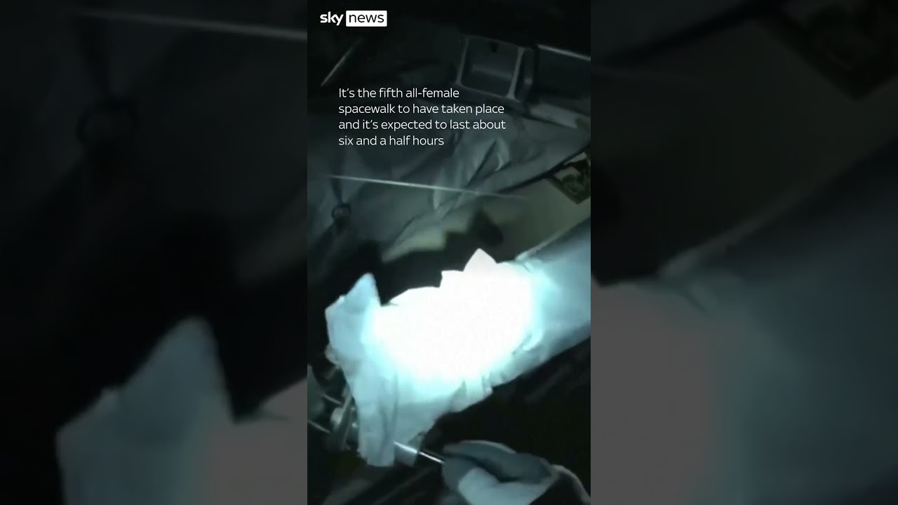 NASA astronauts perform all-female spacewalk