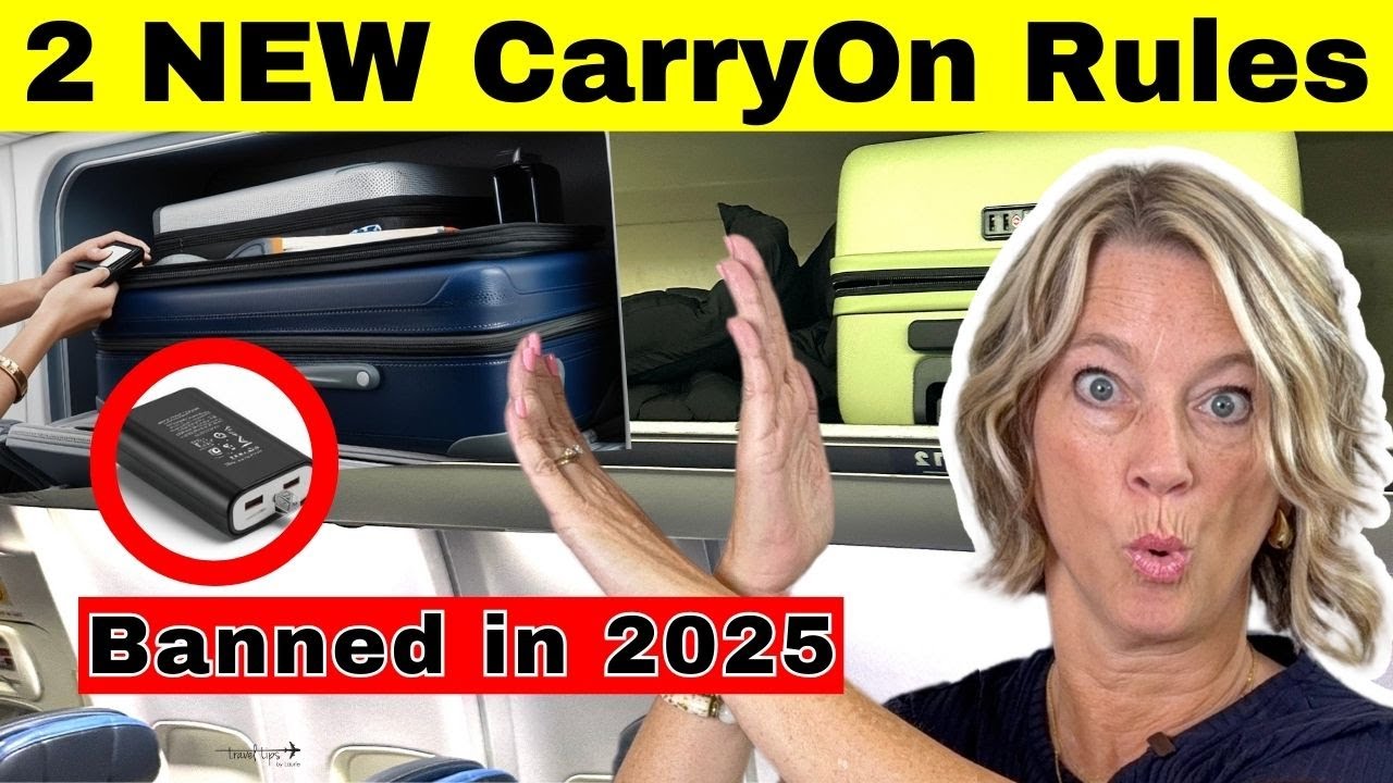 New Rules for Carry-On Luggage Banned Items and the Travel Tips for All Passengers in 2025