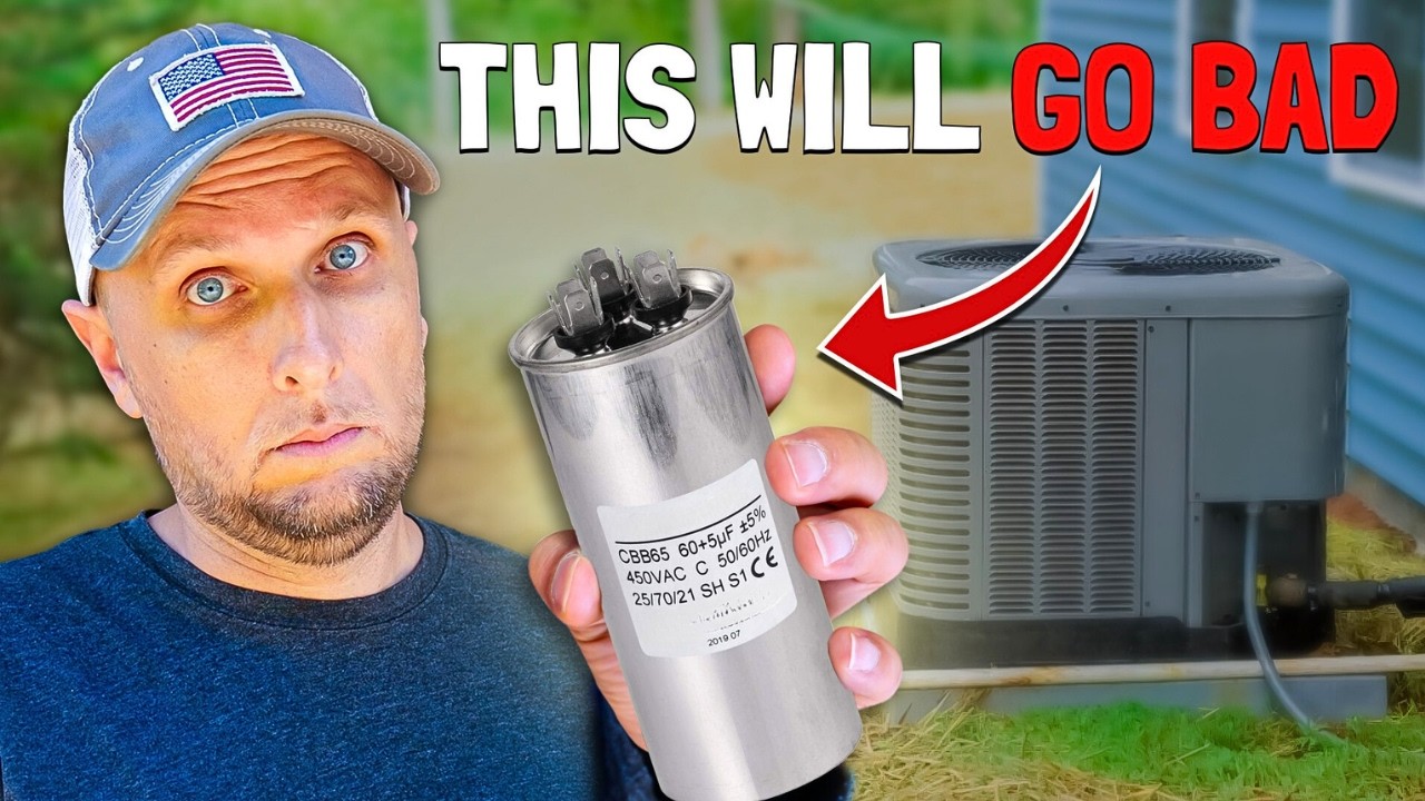 Quoted $500! I Fixed It for Just $15! DIY AC Capacitor Install