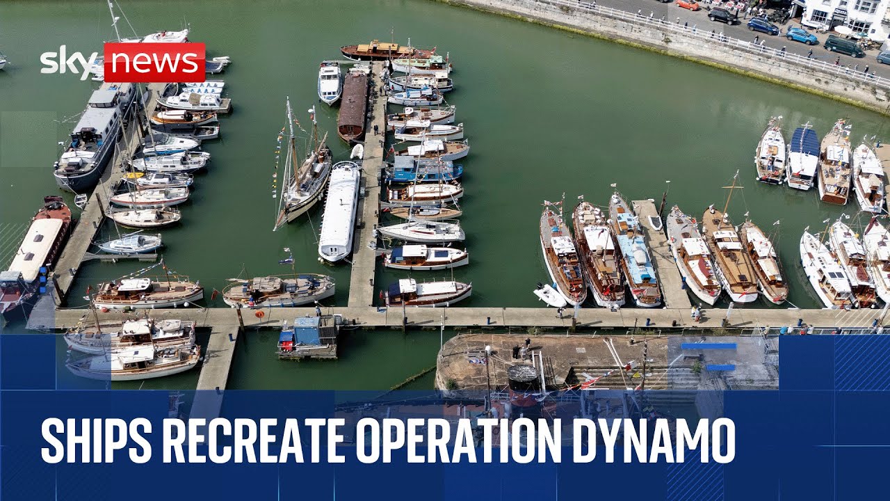 Royal Navy escorts ships to France to mark 85 years since Operation Dynamo