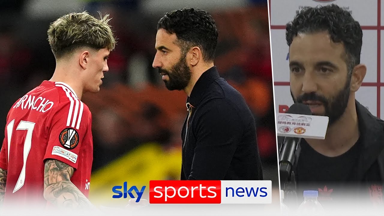 Ruben Amorim says he will continue to play Garnacho amid speculation over his future at Man Utd