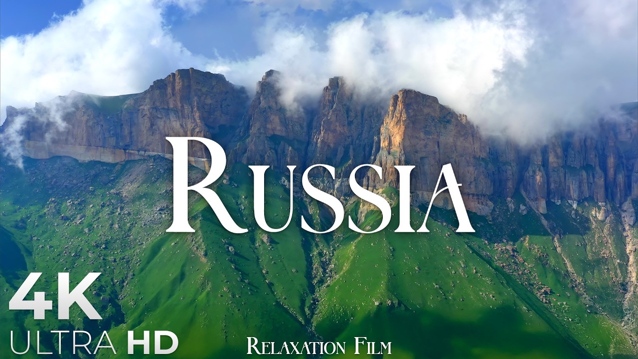 Russia 4K • Relaxation Film – Unreal Wilderness with Meditation Music