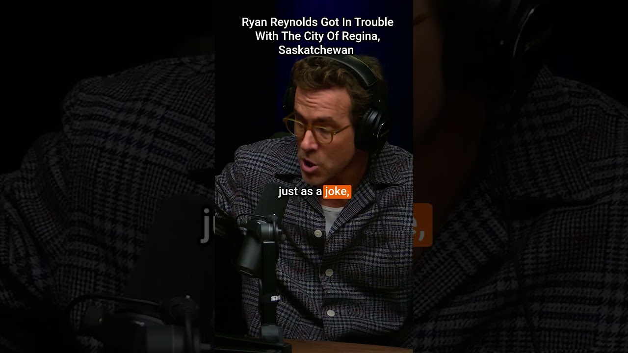 Ryan Reynolds Got In Trouble With The City Of Regina, Saskatchewan #conaf  #podcast #funny #comedy