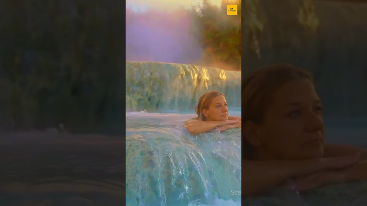 Saturnia Hot Springs Italy | Bucket List Destination | #shorts
