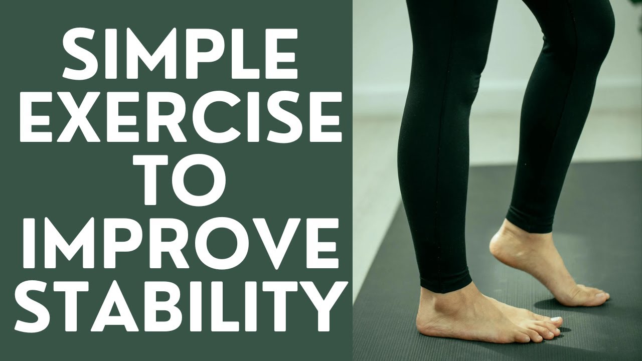 Seniors: Easy 2-Minute Exercise to Improve Stability and Balance.