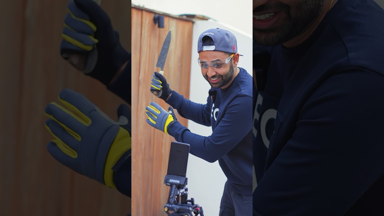 Sharpest Knife vs Smartphone!