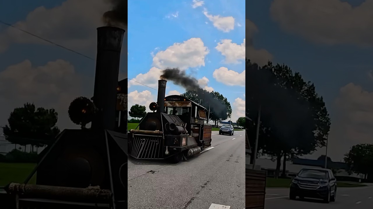 Steam Train Car! 🚂 #cars #trains #steam