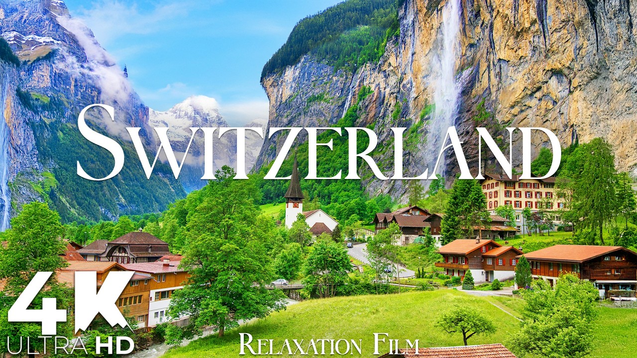 Switzerland 4K • Scenic Relaxation Film – Calm Your Mind with Nature Video Ultra HD