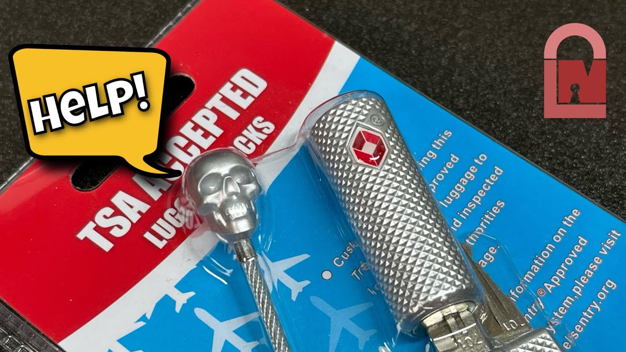 Terrible Skull Head TSA lock