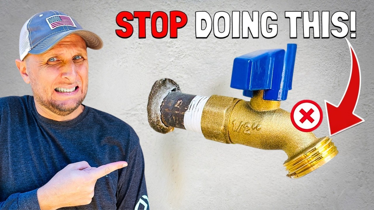 The CORRECT Way To Install An Outdoor Faucet Like The Pros!