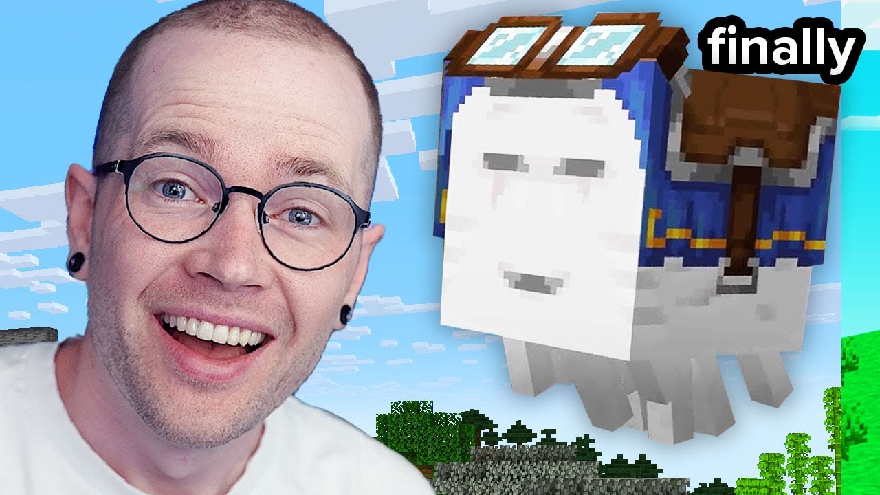 The HAPPY GHAST Update is HERE.. (Minecraft Part 18)