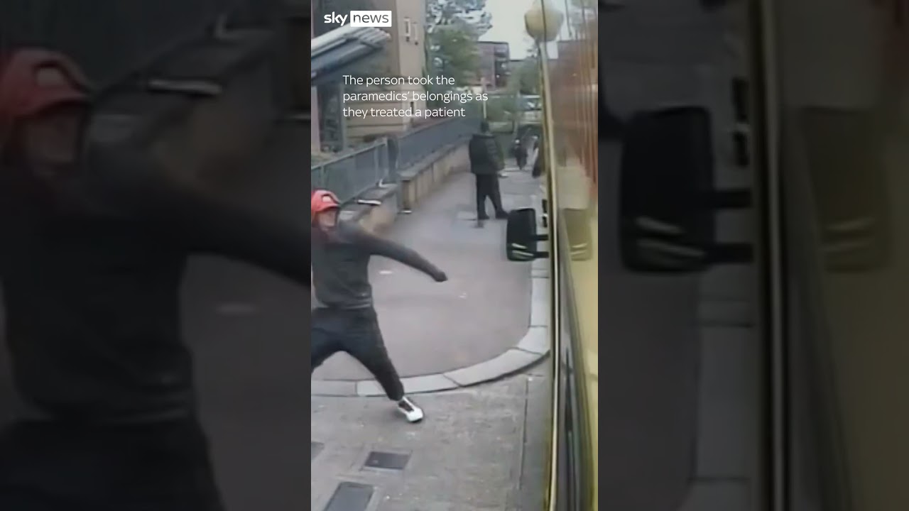Thief steals from ambulance