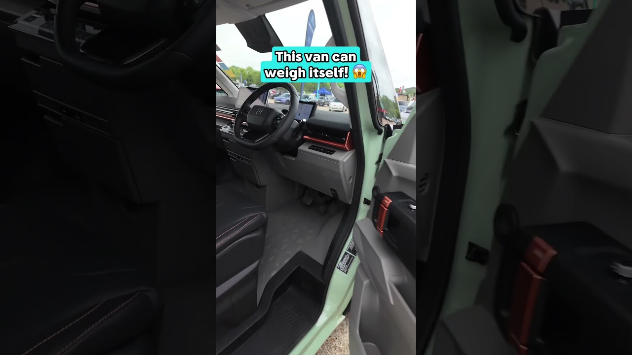 This van can weigh itself! 😱