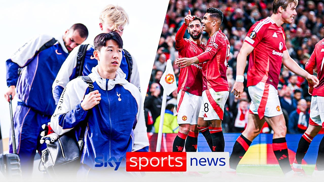 Tottenham Hotspur train in Bilbao, Manchester United train at home ahead of Europa League final