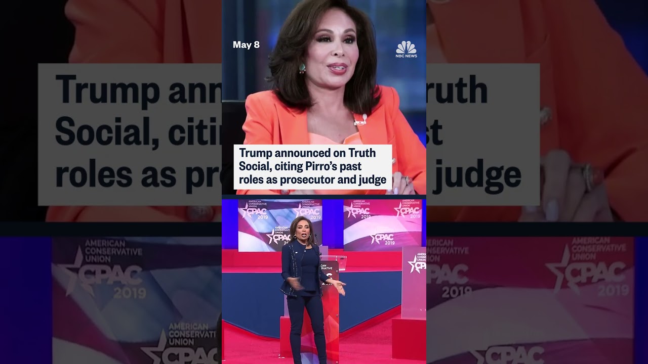 Trump appoints Jeanine Pirro as interim U.S. attorney for D.C