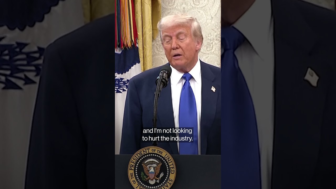 Trump Says Hollywood Has Been ‘Decimated’ by Other Countries #movies #shorts