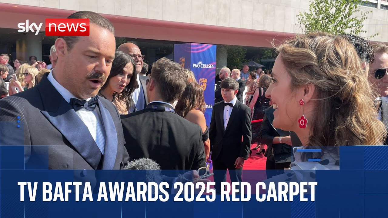 TV BAFTA Awards 2025 red carpet