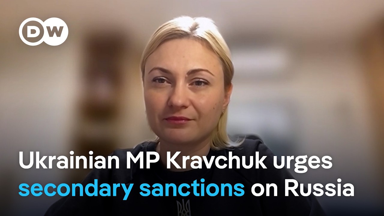 Ukrainian MP Yevheniia Kravchuk tells DW what the US could do to pressure Russia to a ceasefire