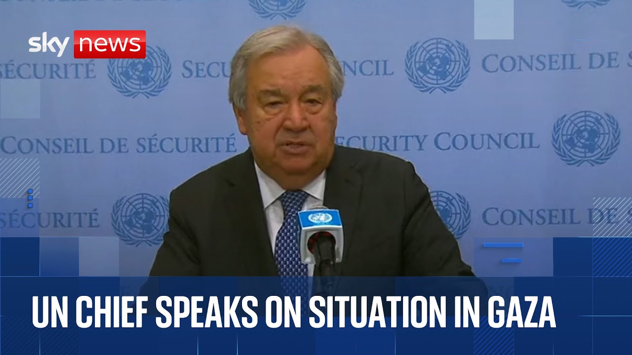 UN chief calls on Israel to allow more aid into Gaza