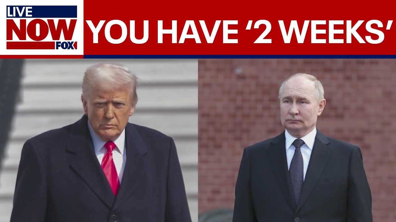 WATCH: President Trump gives Putin 2 weeks to make ceasefire deal