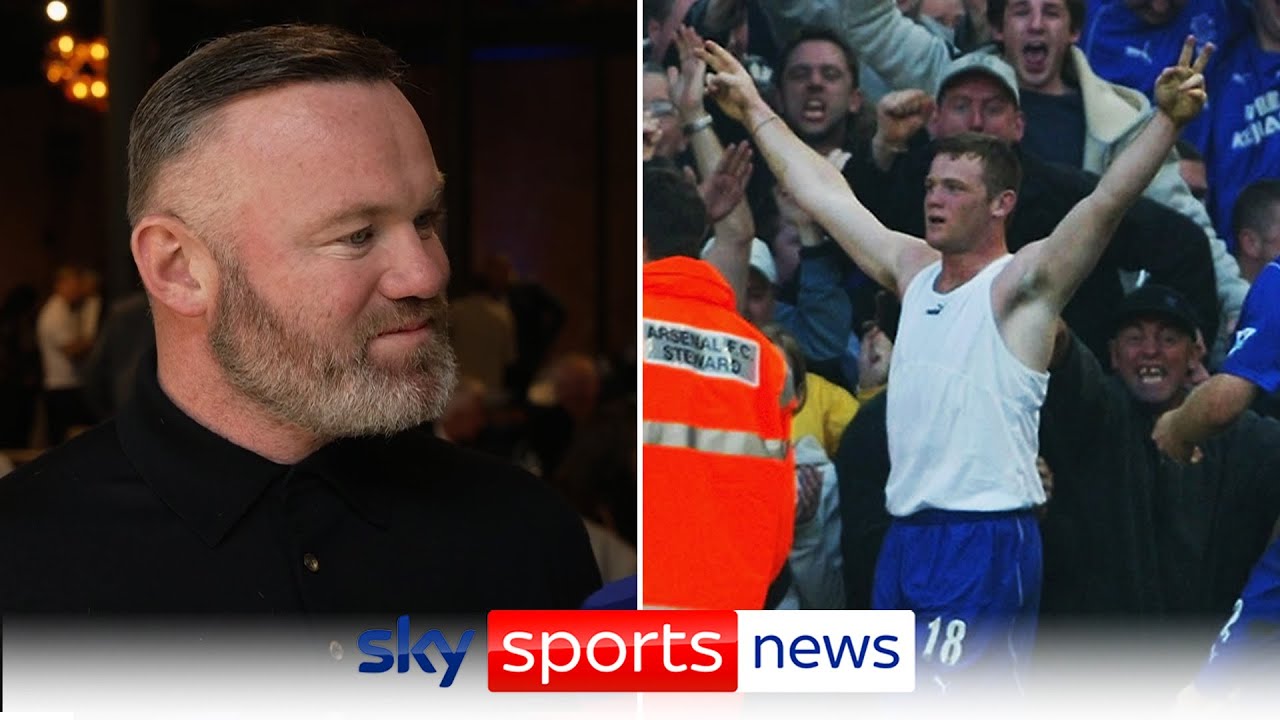 Wayne Rooney reflects on great memories playing for Everton at Goodison Park