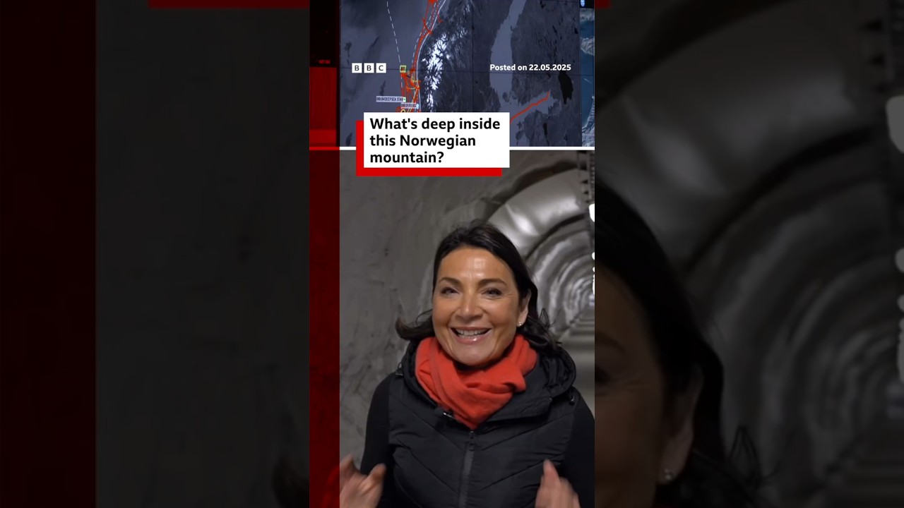What’s deep inside this Norwegian mountain? #Nato #Norway #BBCNews