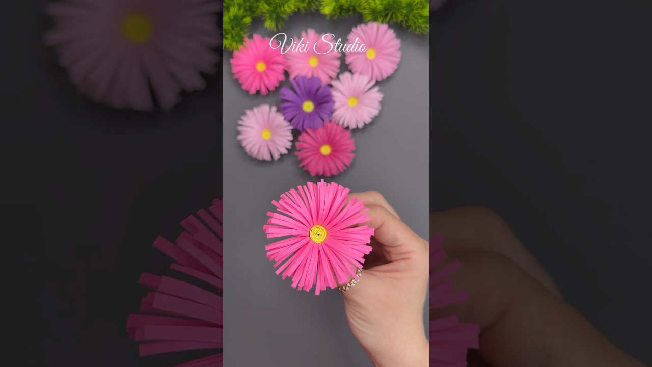 WoW! Easy Craft Ideas! Paper Flowers #fyp #shorts #foryou