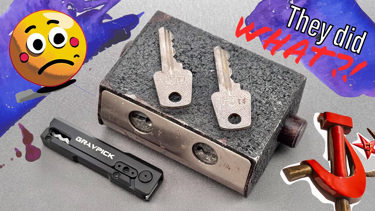 [1630] A Strange Soviet Dual Custody Padlock