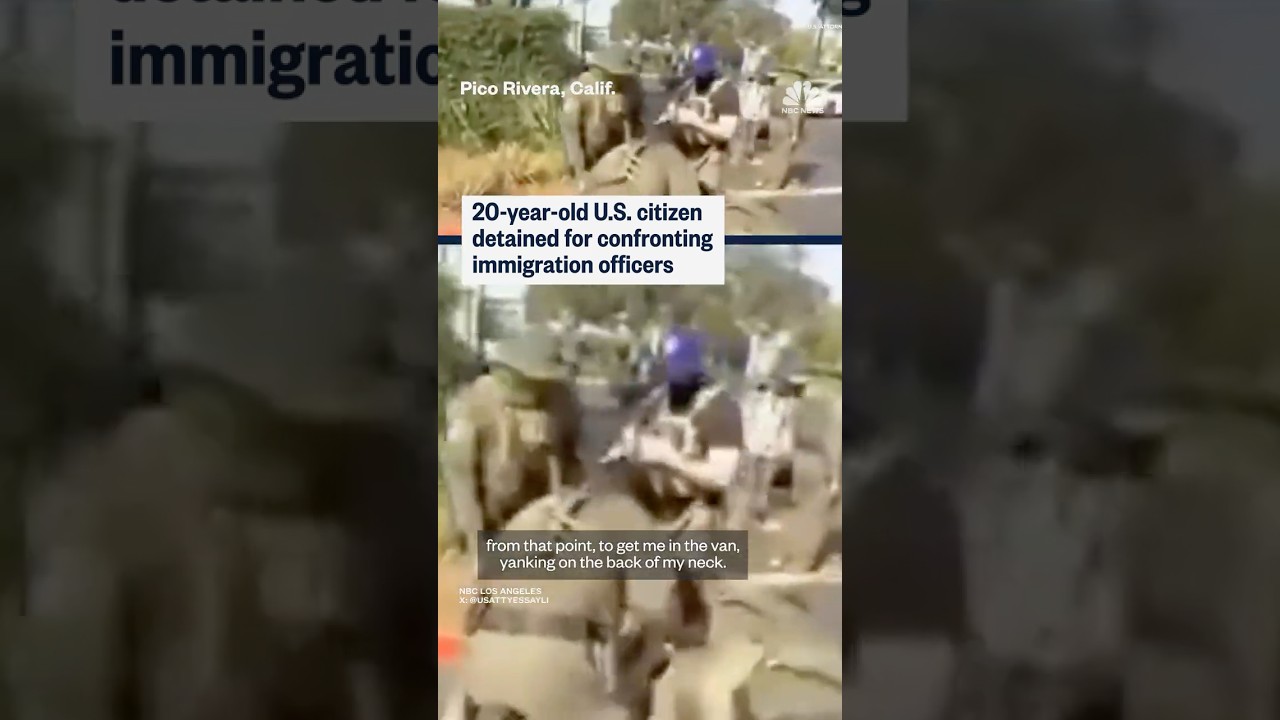 20-year-old U.S. citizen detained for confronting immigration officers