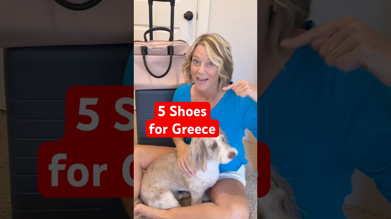 5 Shoes for Greece Trip #travelshoes #packwithme