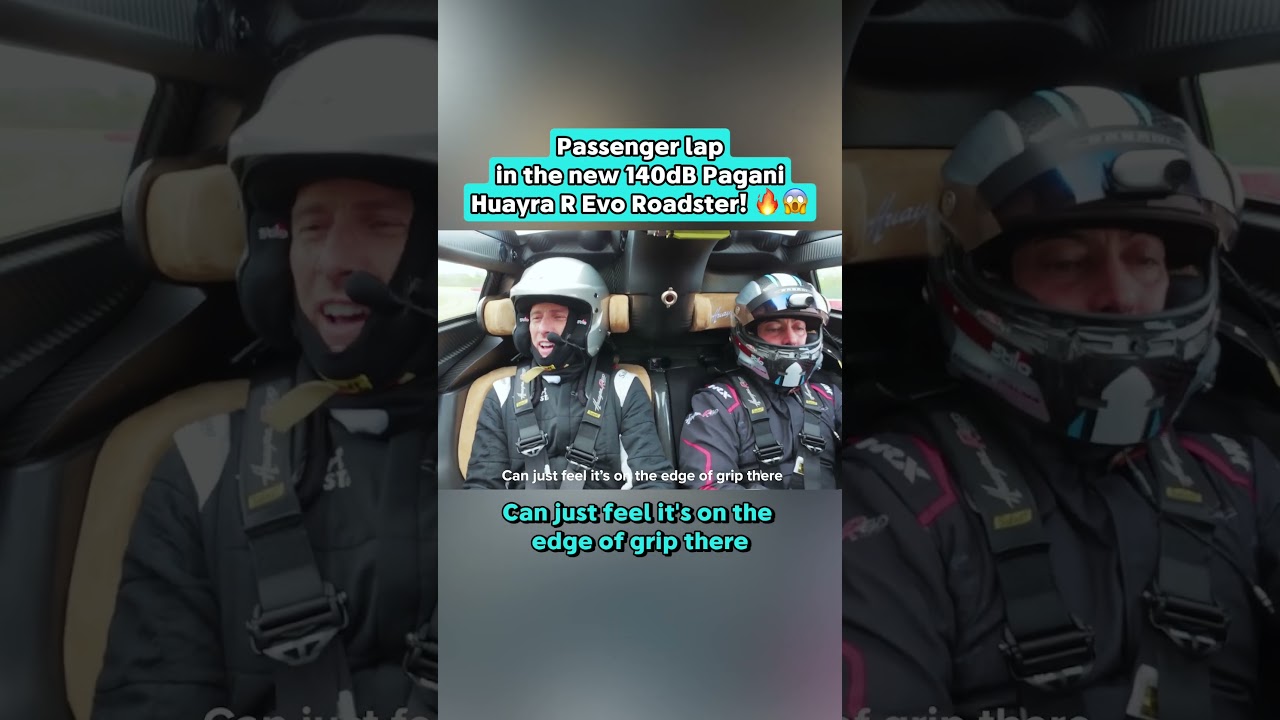 888hp Pagani Huarya R Evo Roadster on track! 🔥