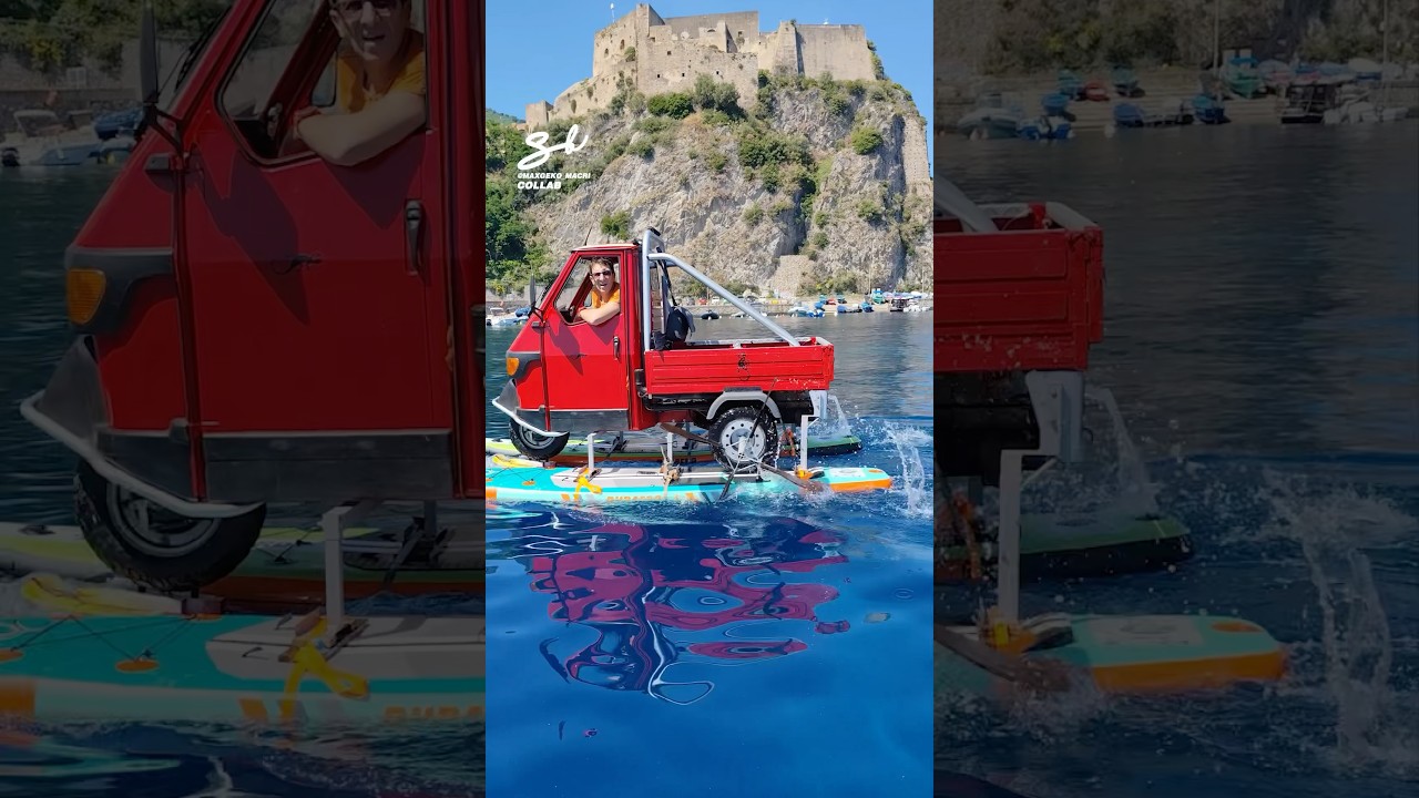 A Mini Truck Boat! 😱 #truck #boat #cars