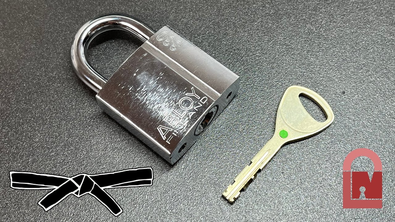 Abloy Sentry Disc Detainer Padlock Picked