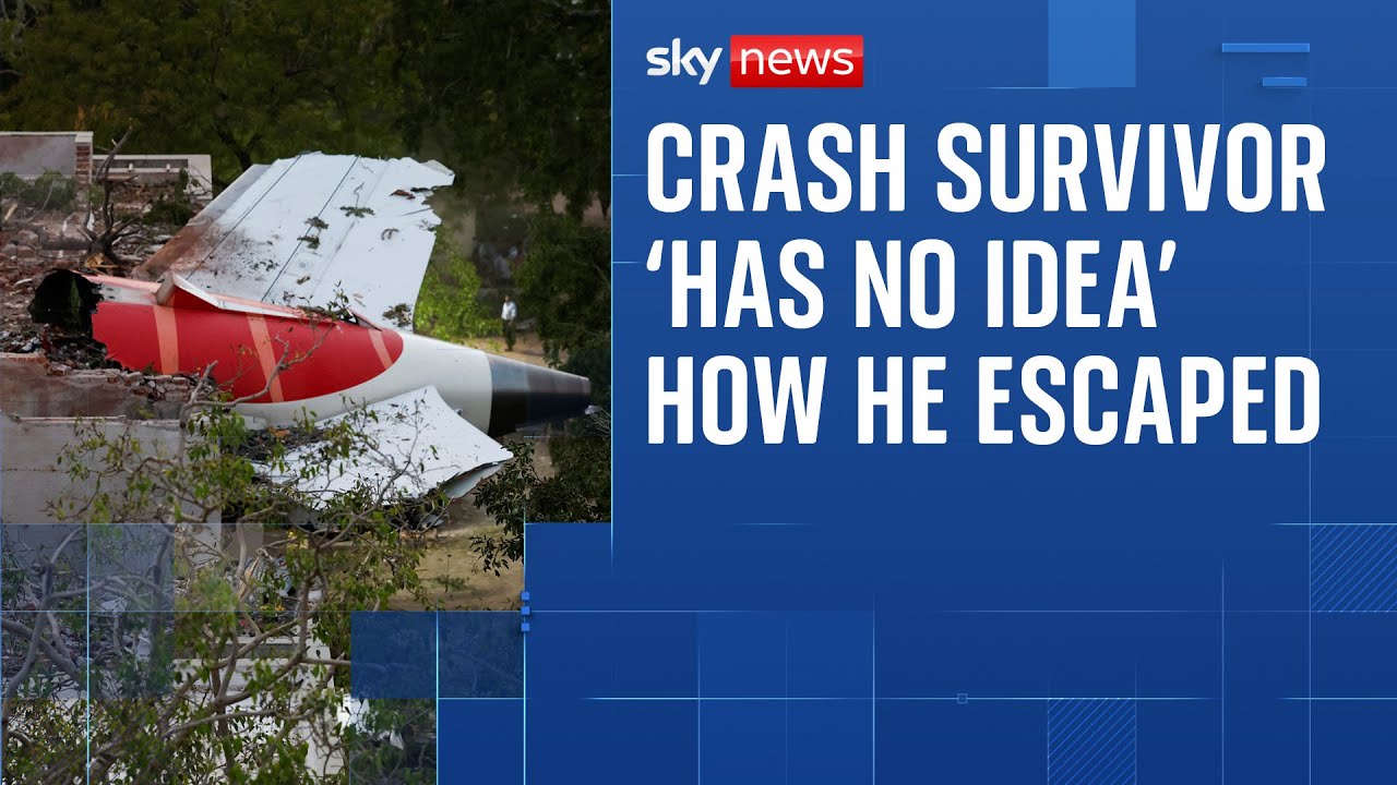 Air India plane crash survivor: ‘I don’t know how I’m alive’