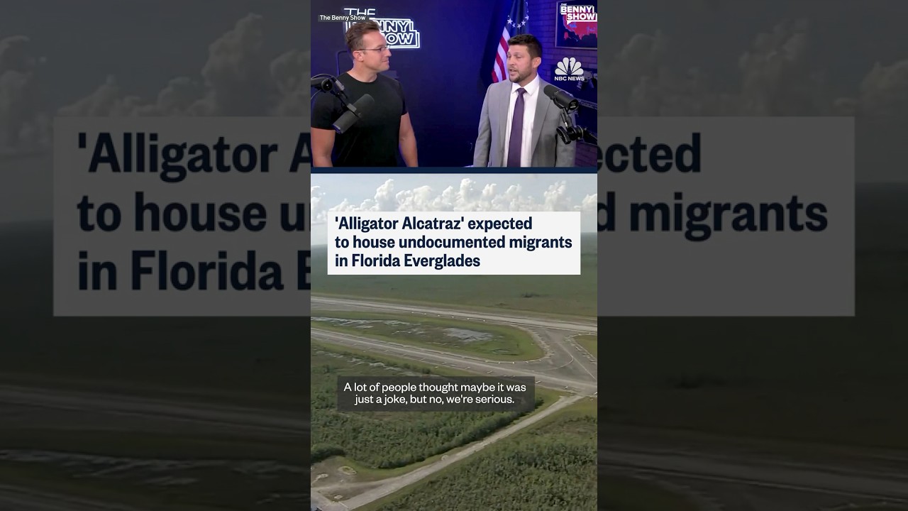 ‘Alligator Alcatraz’ expected to house undocumented migrants in Florida Everglades