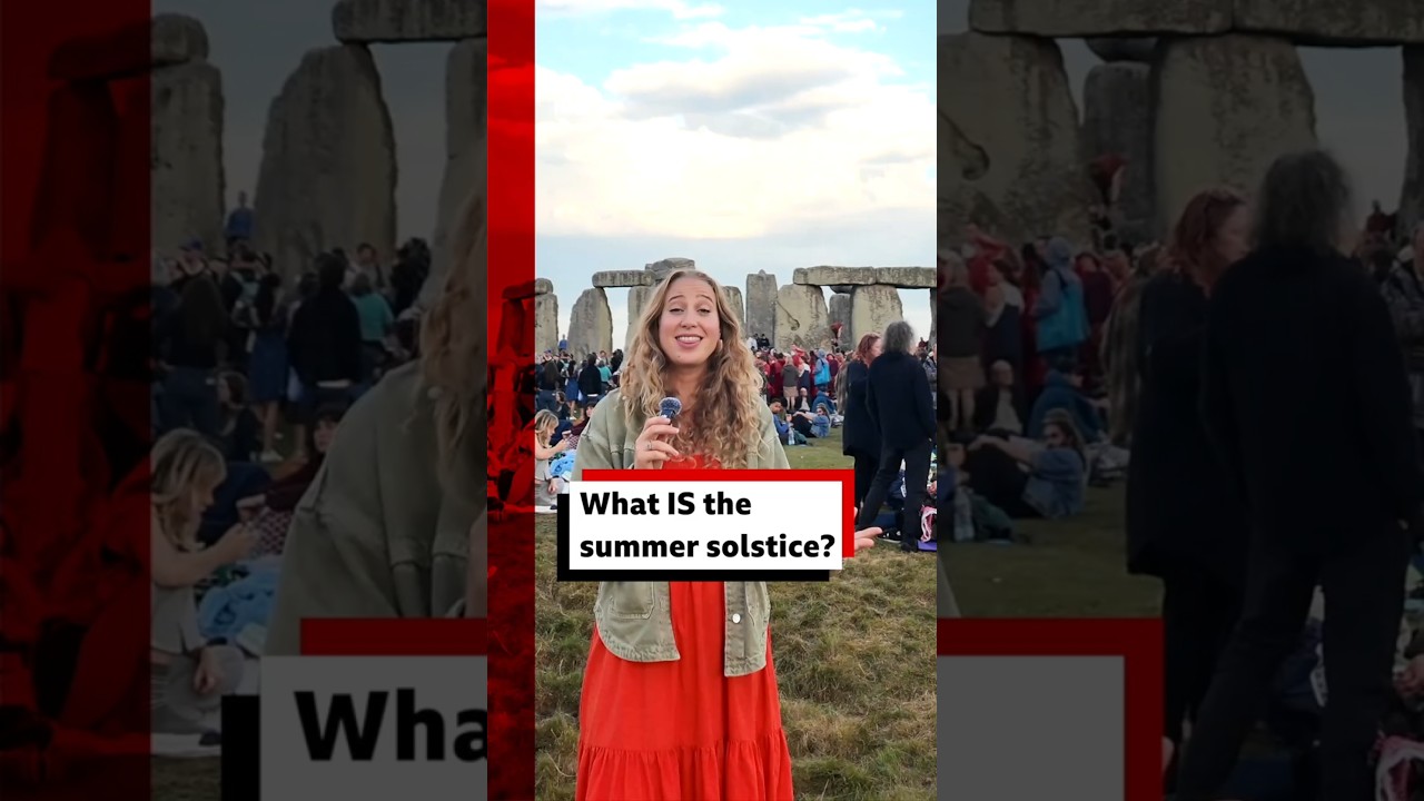 Around 25,000 people gathered at Stonehenge this morning, but what is summer solstice? #BBCNews