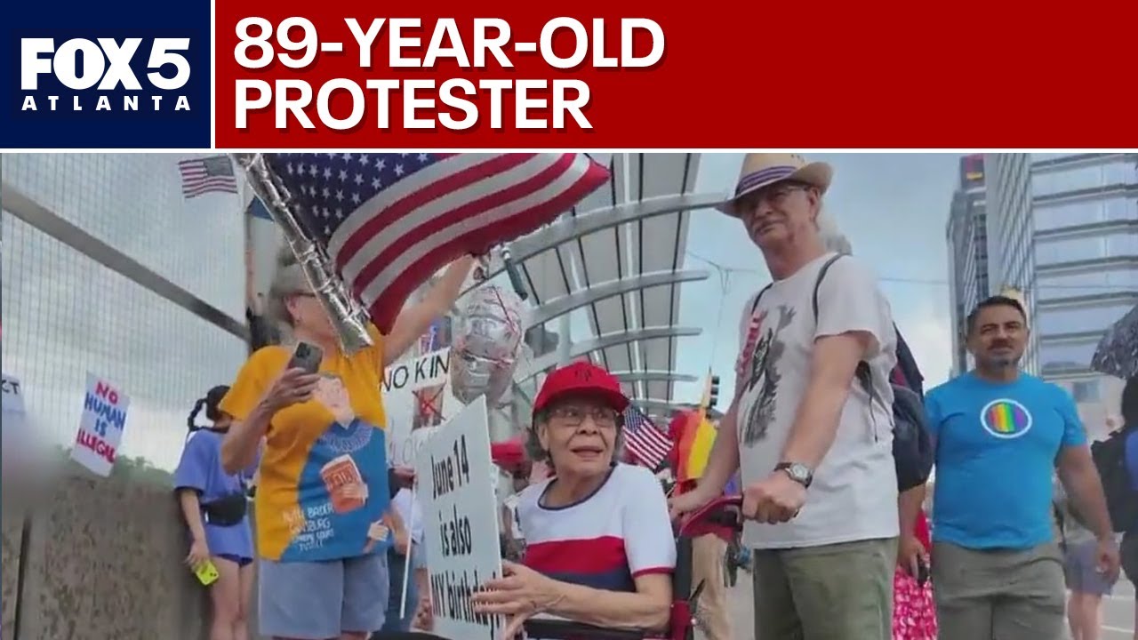 At 89, Atlanta woman attends ‘No Kings Day’ protest | FOX 5 News