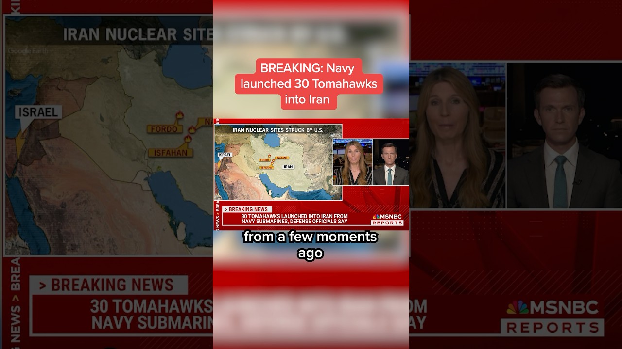 BREAKING: Navy launched 30 Tomahawks into Iran