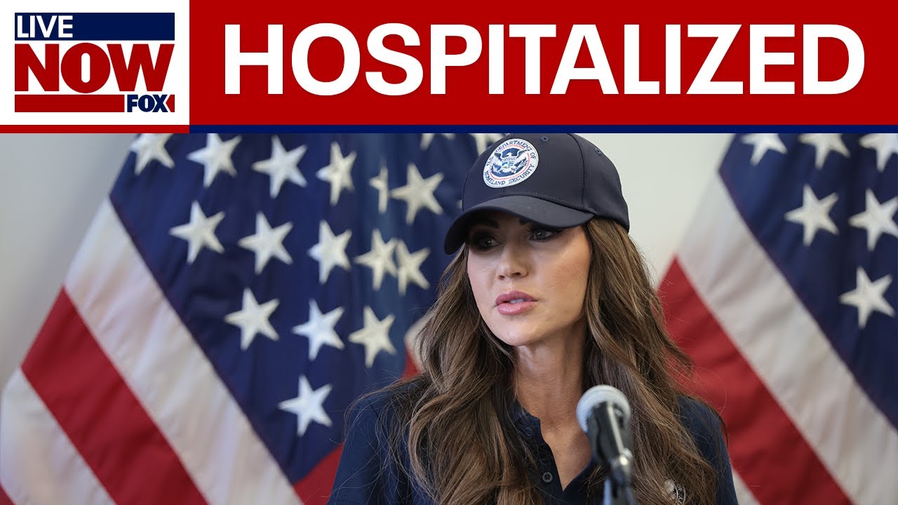 BREAKING: Sec. Kristi Noem hospitalized due to allergic reaction, DHS says | LiveNOW from FOX