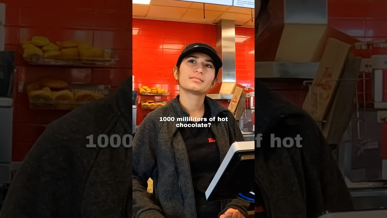 Buying hot chocolate and giving it out 🥹❤️