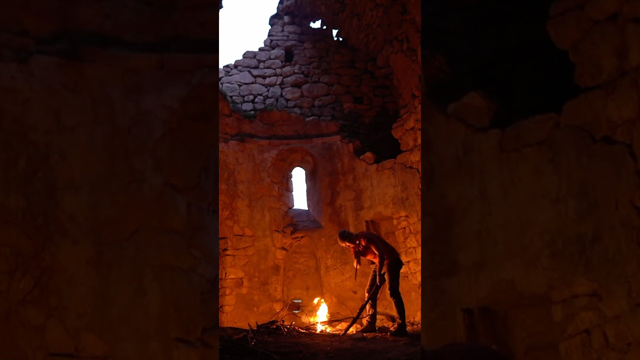Camping Alone in an Abandoned Monastery 💀