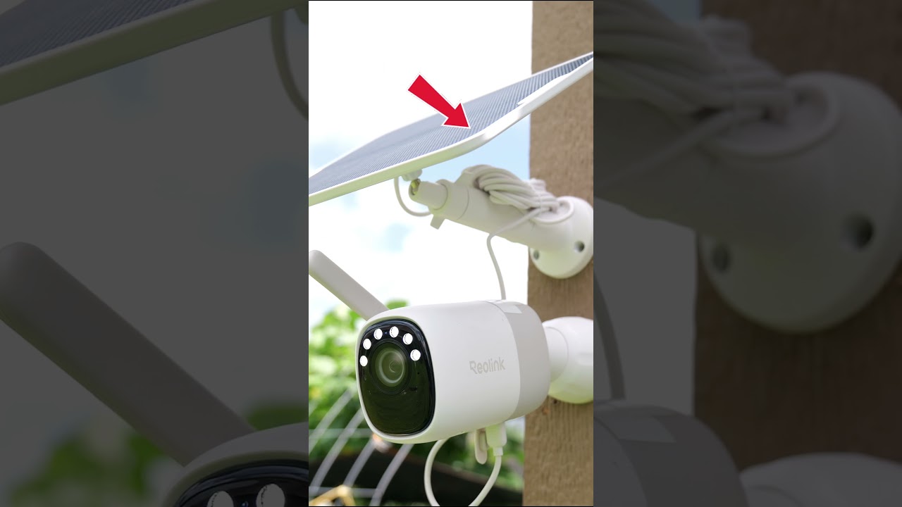 Can Your Battery Solar Security Camera Do This? #lifehackster #reolink