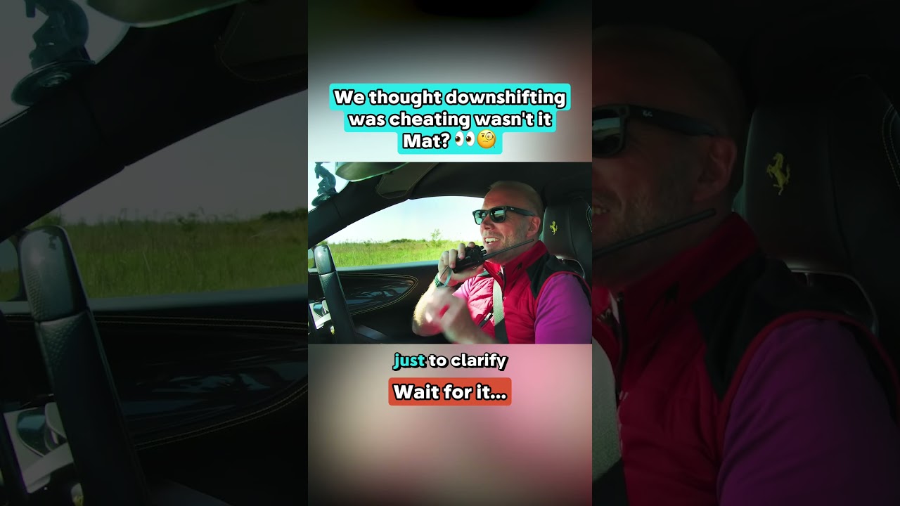 Clearly Mat has learnt Sam’s downshifting technique!