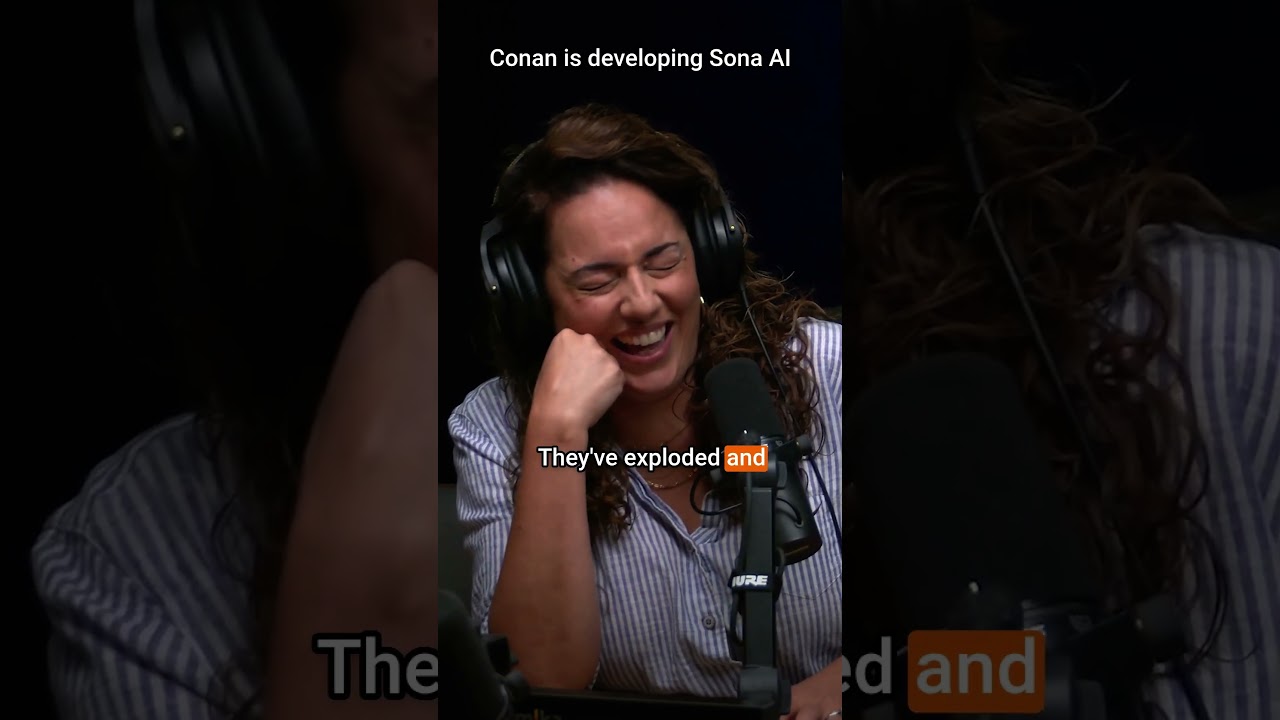 Conan is developing AI to replace Sona #podcast #comedy #conaf